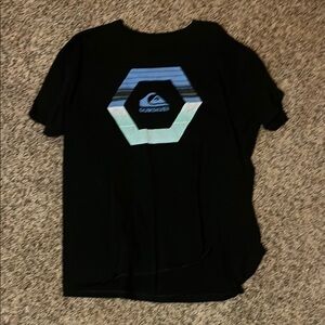 Quiksilver Black Hexagon Graphic Tee